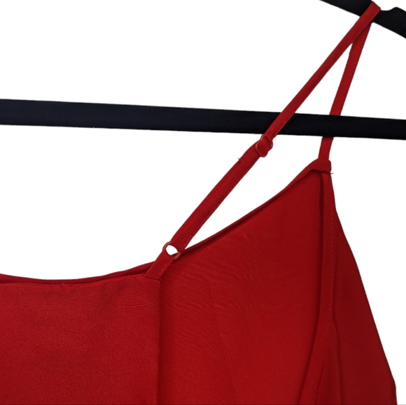 J. Crew Red Flowy Racerback Strappy Tank Top Size 10 ✨❤️ - Picture 11 of 13